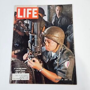 Vintage LIFE Magazine August‎ 21 1964 Vietnam Gulf of Tonkin Woody Allen LBJ